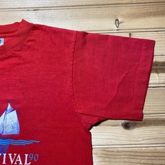 Vintage 1990 Clearwater’s Great Hudson River Revival Graphic T-Shirt USA Medium