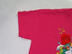 Disney Alice In Wonderland Pink Cotton Blend T-shirt Size XL Gildan