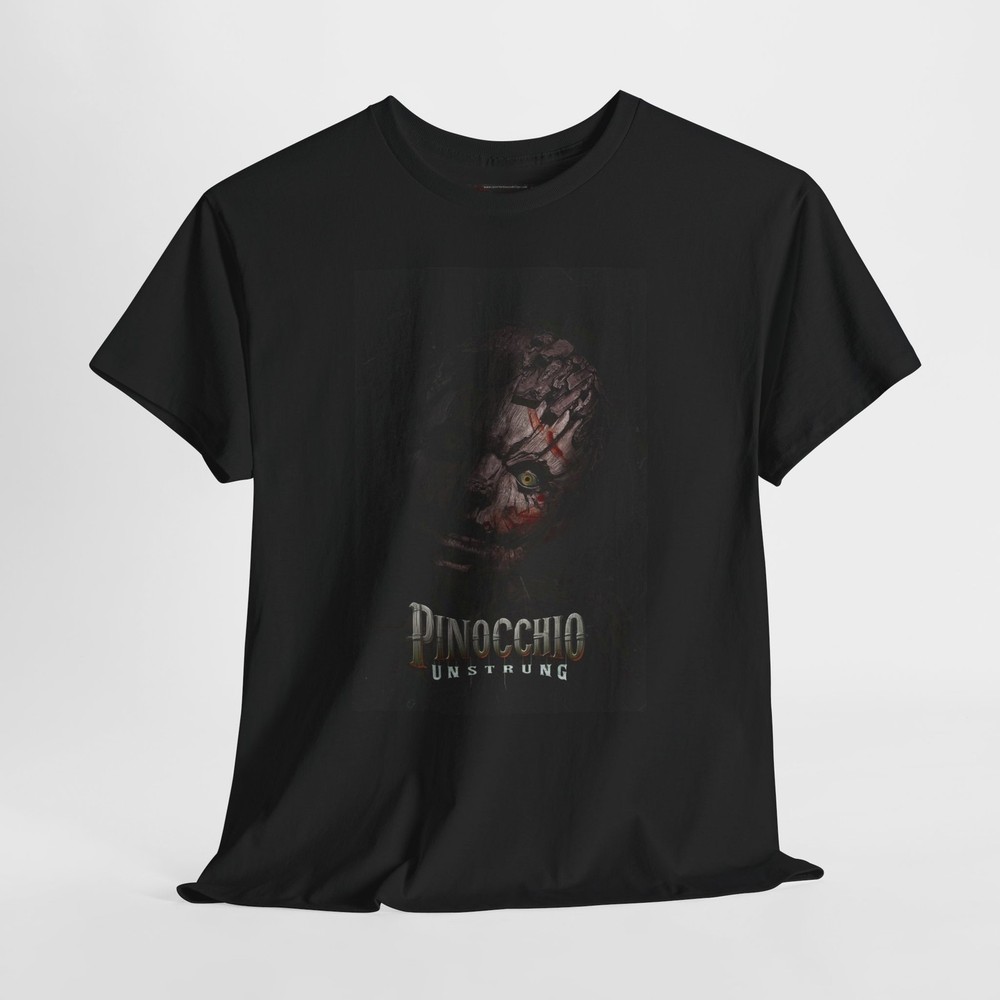 Pinocchio Unstrung 2026 Retro Movie Poster Horror Unisex Graphic T-Shirt