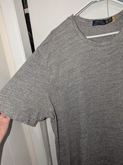 Polo Ralph Lauren Big Pony T Shirt Mens Size 3XLT Tall Gray Buffalo Plaid Logo