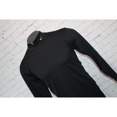 Nike Golf Mock Turtleneck Neck Shirt Men Large Black Dri-Fit Performance Top