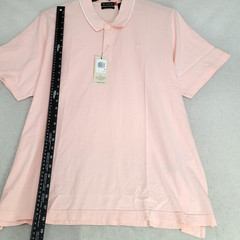 Dockers POLO Shirt Mens 2XL XXL Pink Golf Button Preppy Quick Dry Regular NWT