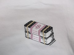 Icecream Shirt Mens Small White Money Stack Graphic Tee Streetwear Logo Back