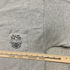 Harley Davidson Shirt Men’s Large Gray Bikercore Myrtle Beach Outdoor Biker VTG