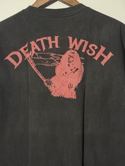 Deathwish Reaper Skateboard T Shirt Black Red Graphic Medium 20×28