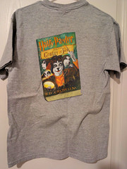 Big Dogs Harry Potter Parody Graphic Print T-Shirt Gray S/M Crew Neck Vintage