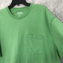 Duluth Trading Co Longtail T Tee Shirt Green Relaxed Short Sleeve Large Mens