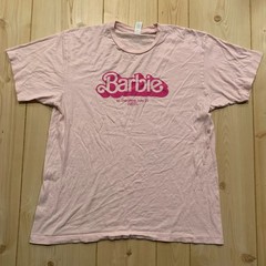 Barbie Movie Film Promotional In Theaters July 21 2023 Mattel Pink T-Shirt L