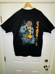 KuwKi Snake Ramen Graphic Tee Metal Gear Solid Anime Shirt Black Mens 2XL