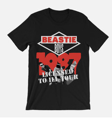 Beastie Boys Licensed To ILL T Shirt – Classic Hip Hop – Def Jam 1987 Tour tee