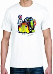 Adult DryBlend® T-Shirt – ( FLAME HOT ROD- HOT ROD)