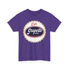 Grapette Vintage Brand Grape Soda Soft Drink Beverage Retro Bottle Cap T-Shirt