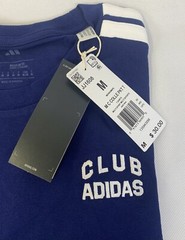 Adidas Men’s Code Collegiate Club Medium Graphic T-Shirt Dark Blue New with Tags