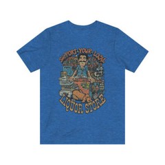 Support Your Local Liquor Store 1981 Vintage Men’s T-Shirt