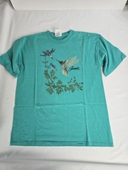 Vintage Buffalo Cal Cru Colorado Hummingbird Travel Souvenir T-shirt Size L