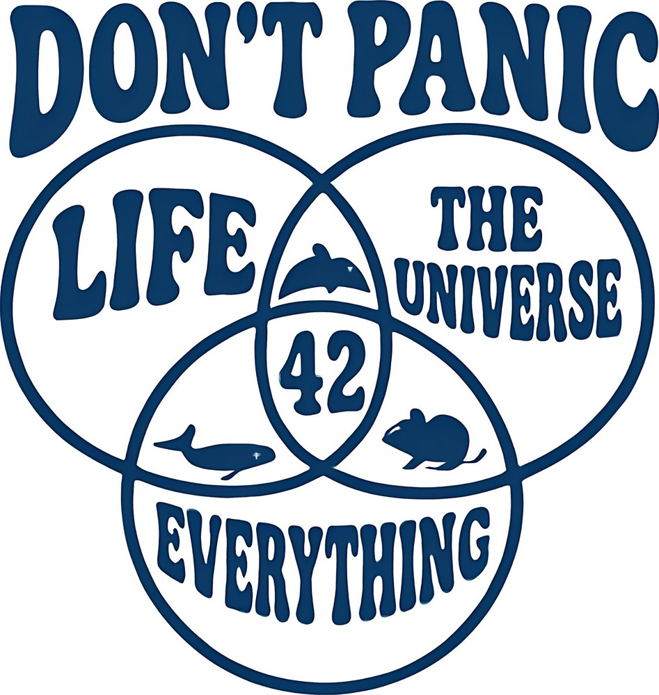 The Ultimate Answer to Life, Universe & Everything – Nerdy Venn Diagram