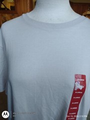 Lucky Brand NWT Men’s Sz XL Tee Shirt Lunar Rock Gray Henley Athletic Casual