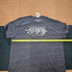 Indiapolis 500 99th Adult T-Shirt XL Blue Motor Speedway 2015 Graphic SS J8d