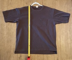 Bronson Mfg 9.8oz Cotton Classic Pocket T-Shirt Dark Gray XL