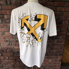 Off-White Main Label Arrows Graphic T-Shirt White Yellow Black Men’s XL Cotton