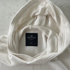 Hollister men Sweat Shirt white Relax Fit XL