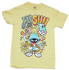 Marvin the Martian Adult New T-Shirt – Fun in the Sun Doddles Pic