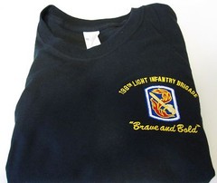 3RD ARMORED CAVALRY REGIMENT “BLOOD & STEEL” EMBROIDERED LEFT CHEST SHIRT