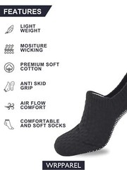 Anti-Skid Unisex Indoor Slipper Socks Light Weight Low Ankle Non-Slip Socks f…