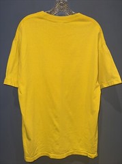 XL Santa Cruz T Shirt, Yellow, Blue Screaming Hand, 1980’s, 42” Chest, 40” Waist