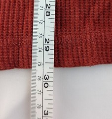 Eight Bells Long Sleeve Casual Shirt Cotton Poly Blend Red XL