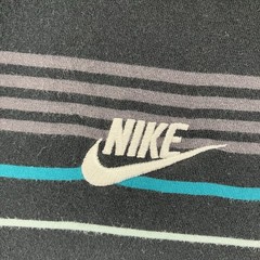 Nike Mens Striped Short Sleeve Ringer T-Shirt Blue Teal Cotton Large FD1358-451