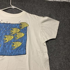 Vintage Aquatic T-shirt Adult Size Extra Large White Short Sleeve Men’s 80s