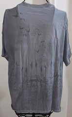 Disney Park NIGHTMARE BEFORE CHRISTMAS Jack Skellington Cemetery Scene Shirt 2XL