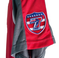CANADA USA Sevens Rugby Short Sleeve Pullover Shirt Red Medium