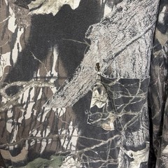 Mossy Oak Men’s Camo Long Sleeve Crew Neck Cotton Knit Pocket T-Shirt XL