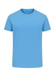 KITON KIRED “Bacio” Blue Exclusive Crepe Cotton Short Sleeve T-Shirt NEW