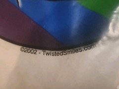 Vintage Y2K Smiley Face Shirt XL Fruit Of The Loom Rainbow USA Flag Graphic Tee