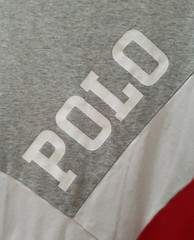 POLO Ralph Lauren Grey Tee With Asymmetrical Design Size M Mens