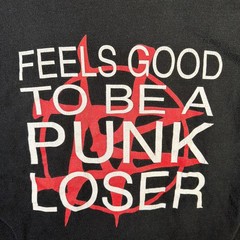Vintage Nailbomb Shirt Mens XL Black 90s Band Feels Good To Be A Punk Loser 1994