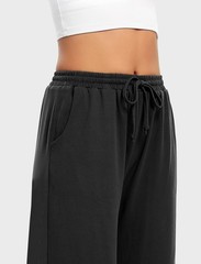 Workout Shorts Wide Leg Pants for Summer Capris,Sports Lounge Pants with Pock…