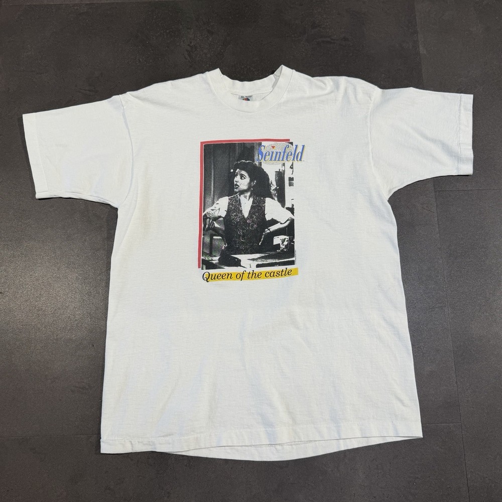 Vintage 90s Seinfeld Elaine “Queen Of The Castle” Shirt Size XL