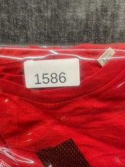 Adidas Go To Tee Shirt Mens Medium Red Short Sleeve Crew Neck Cotton Performance