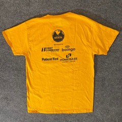 Hanes Shirt Mens M Fort Lee Virginia Run For The Fallen U S Army Yellow Charity