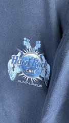 Hard Rock Cafe Shirt Mens 2XL Blue Kuala Lumpur Malaysia Graphic Tee T-Shirt