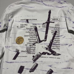 Post Malone Live Concert Band T-Shirt Hollywood’s Bleeding Size Medium