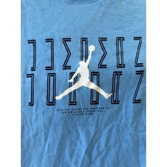 Jordan Jumpman Graphic Tee Mens M Blue Streetwear Basketball Urban Hip Hop Y2K