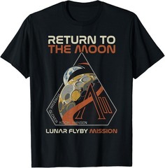 Vintage Artemis II Return to The Moon Mission Patch 2026 Gift Unisex T-Shirt