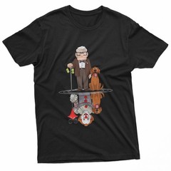 Disney Pixar Up Carl and Dug Horror Character T-Shirt