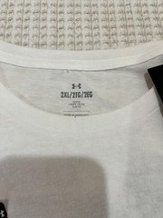 Under Armour Men’s Extra Large XXL 2XL Vintage Type T-Shirt White Loose NWT