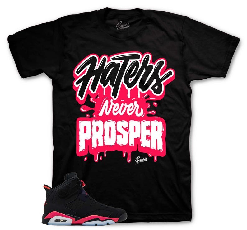 Shirts To Match Retro 6 infrared Salesman – Never Prosper Shirt
